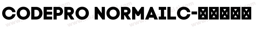 CodePro NormaILC字体转换